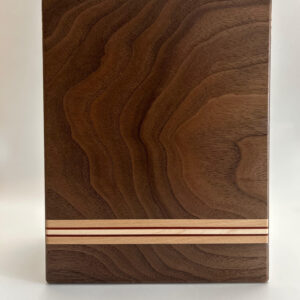 Elegant stripe on black walnut