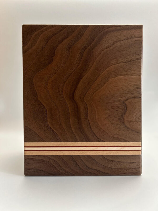 Elegant stripe on black walnut